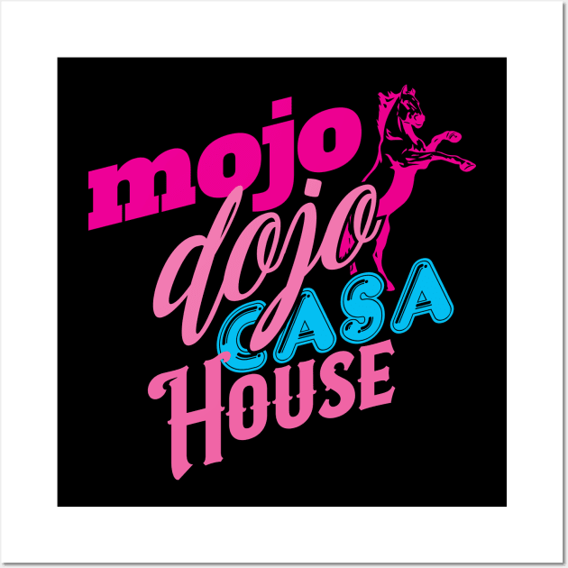 Mojo Dojo Casa House Wall Art by MindsparkCreative